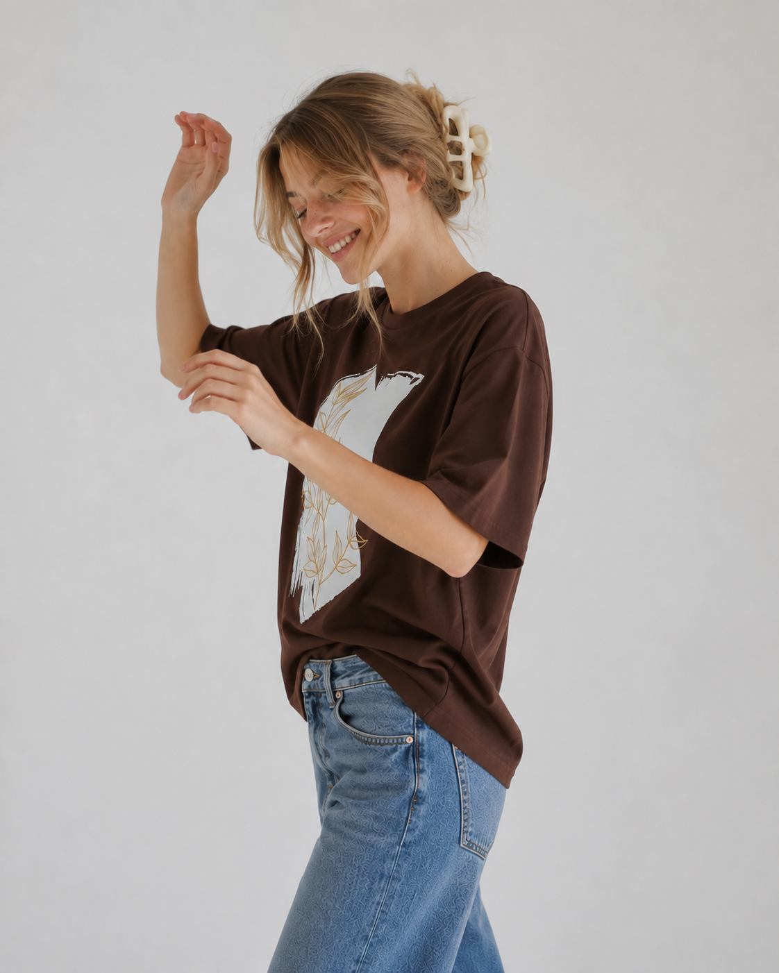 Coffee Brown Tee