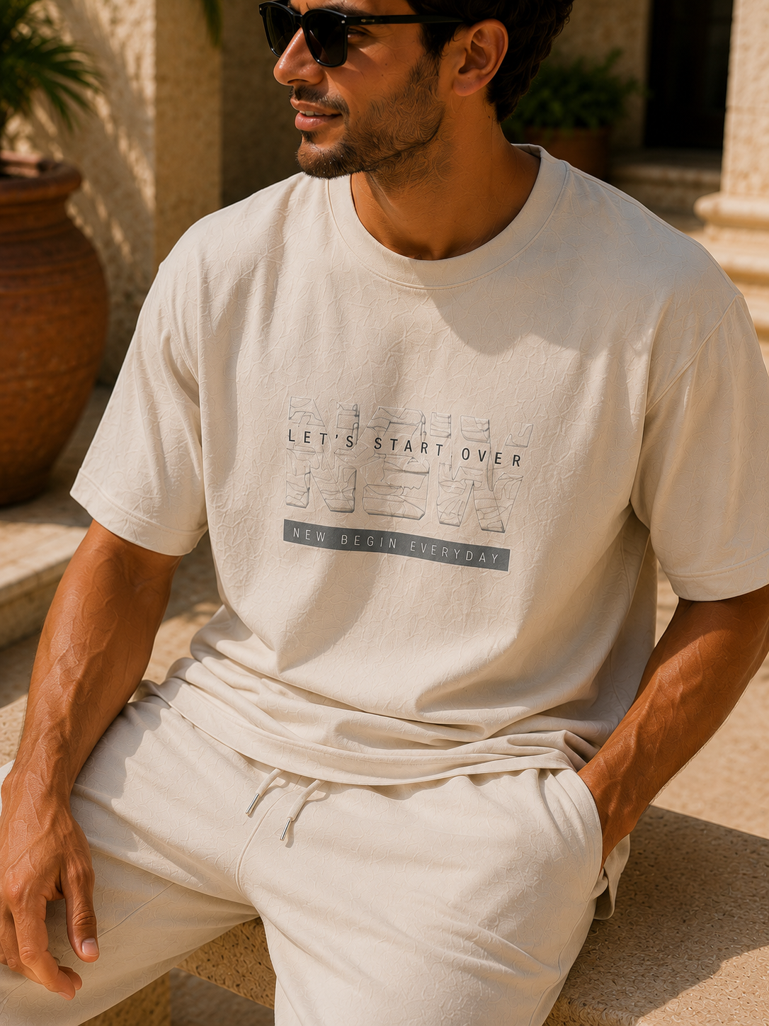 Urban Ease Co-Ord Set Beige