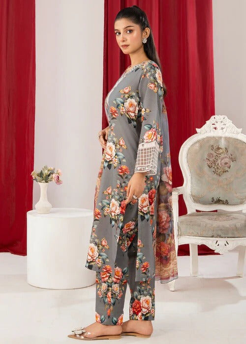Women's Lawn 3-Piece Suit – Daisey - Grey