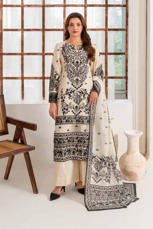 Women's Lawn 3-Piece Suit – Marwah