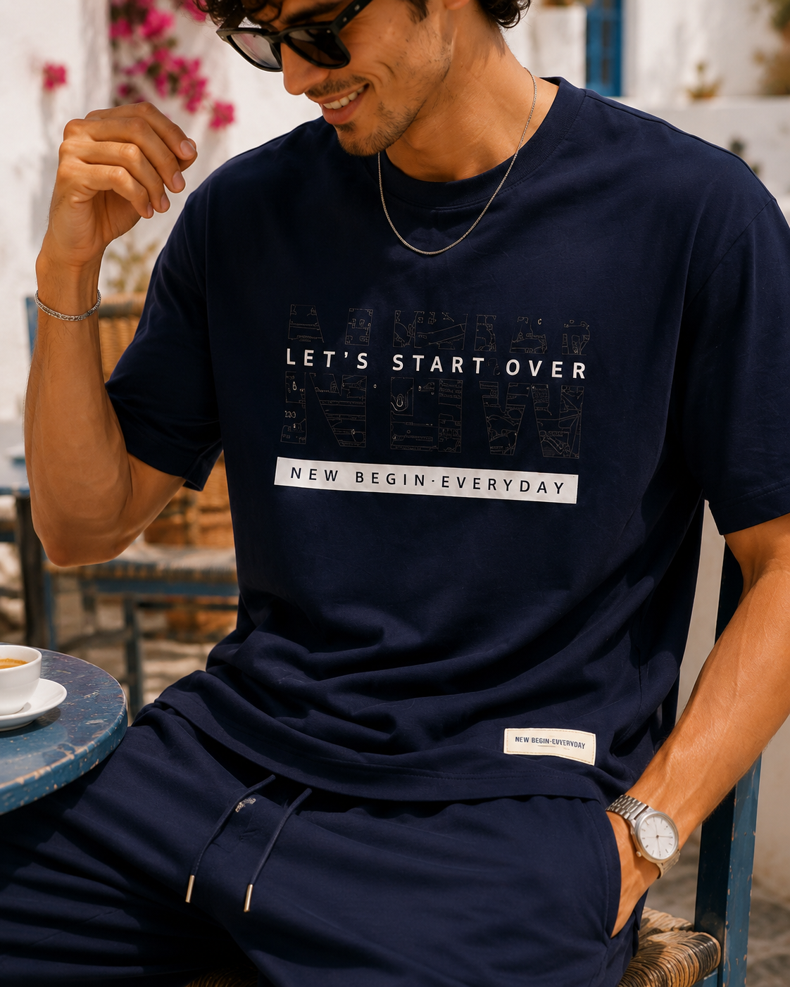 Urban Ease Co-Ord Set Navy