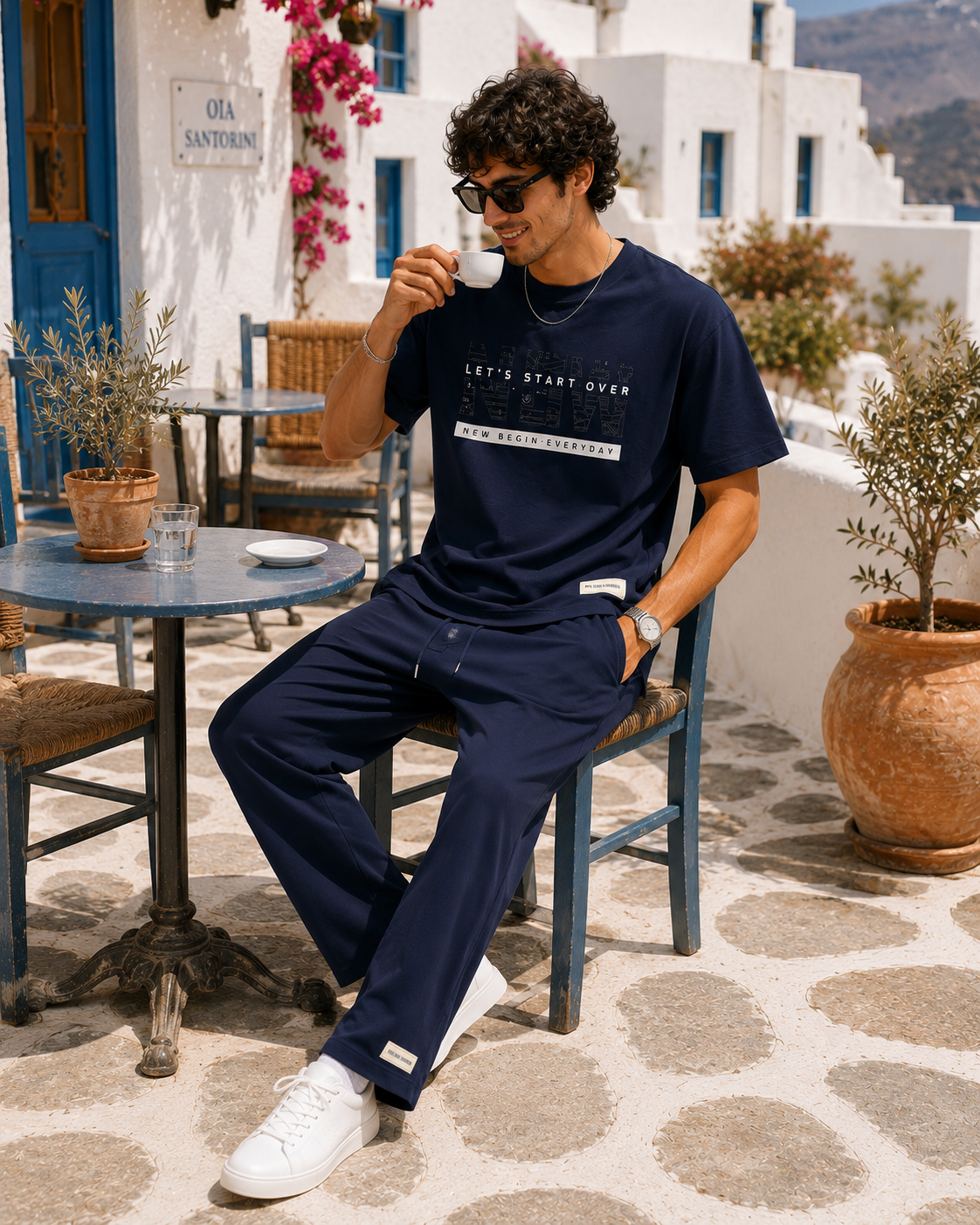 Urban Ease Co-Ord Set Navy
