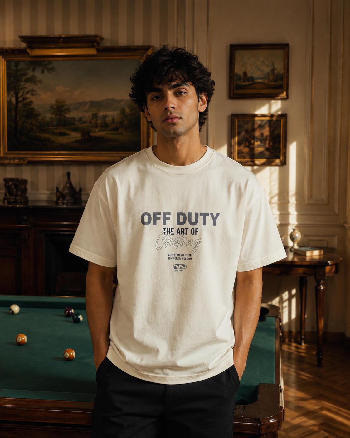 Off Duty Graphic T-Shirt - White