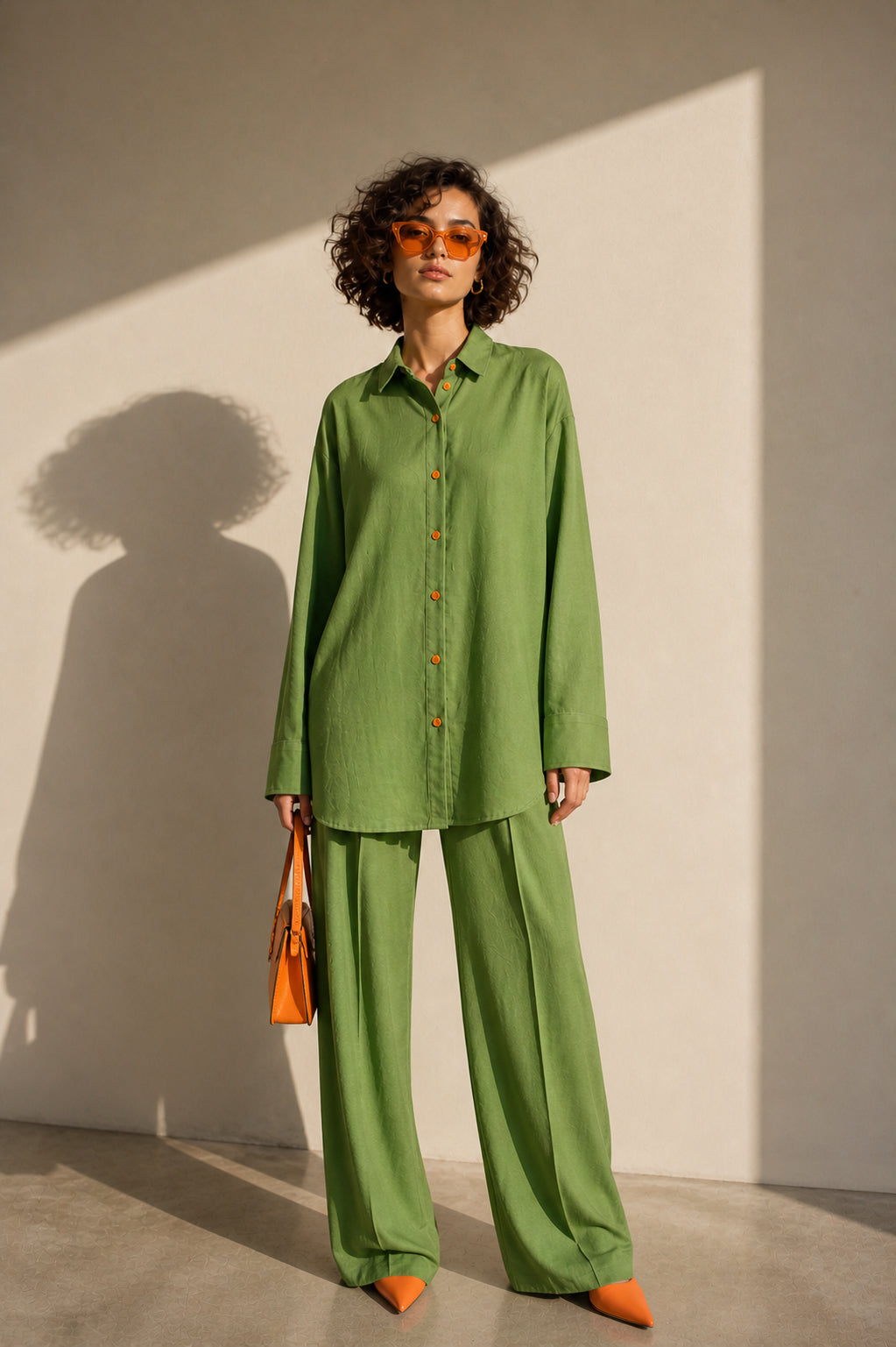 Olive Ember Oversized Co-ord Set
